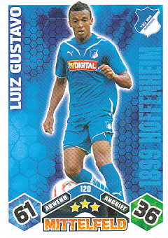 Luiz Gustavo TSG 1899 Hoffenheim 2010/11 Topps MA Bundesliga #120